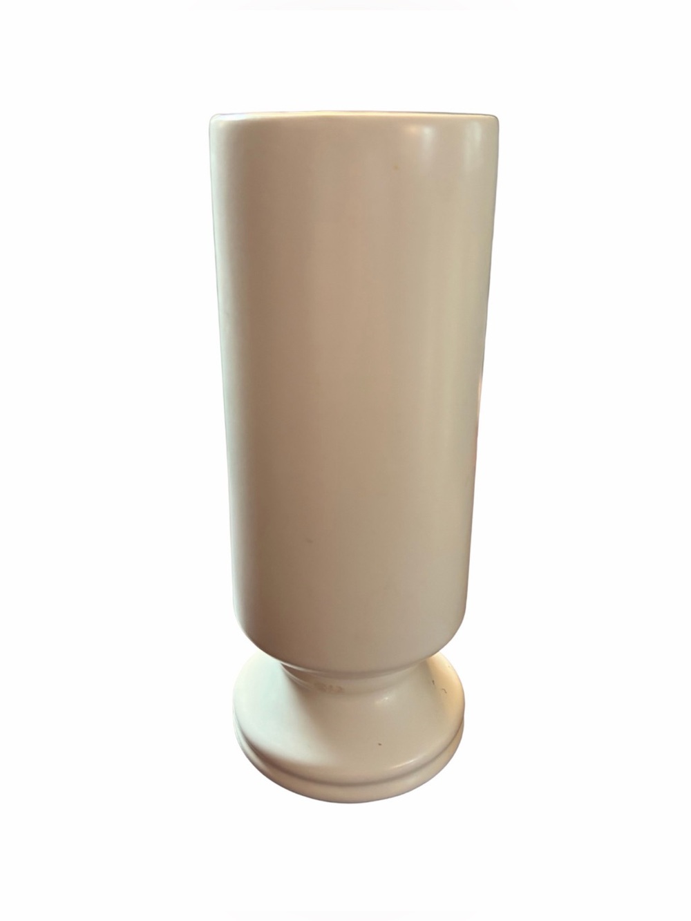 Mid-Century McCoy Floraline Matte White / Ivory Vase